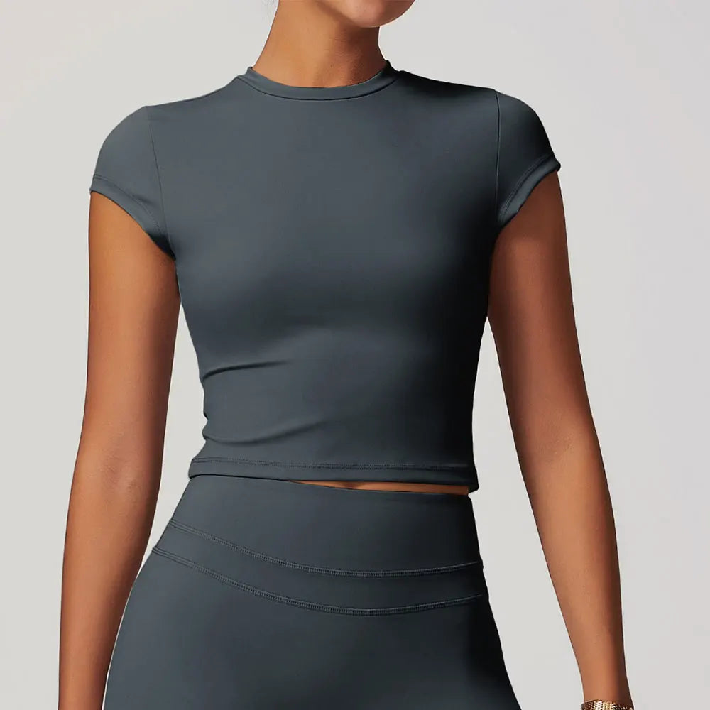 ENERGEA - Sleeve Yoga Top