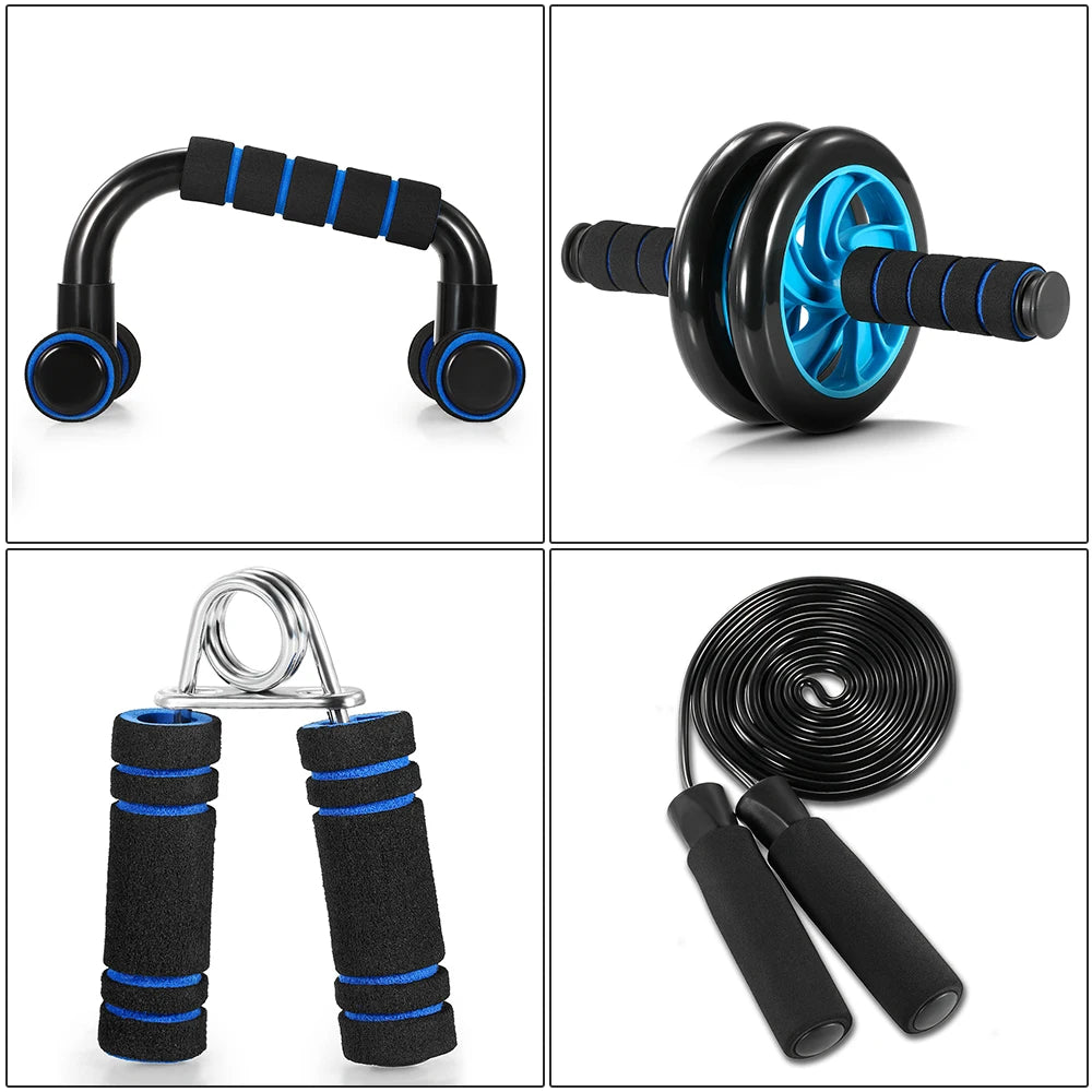 ENERGEA - Abdominal Wheel 5-Piece Fitness Set