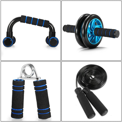 ENERGEA - Abdominal Wheel 5-Piece Fitness Set