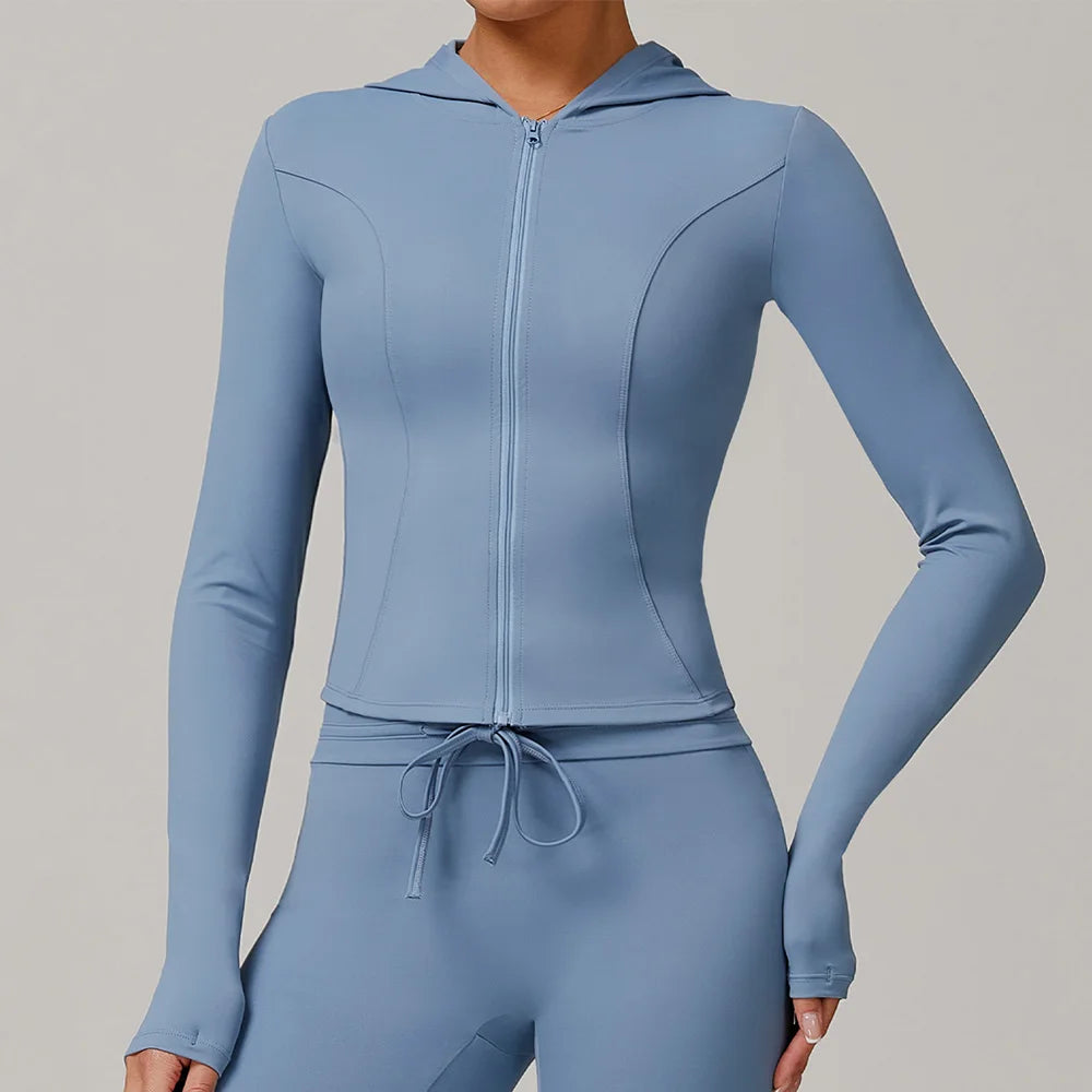 ENERGEA - Zipper Long Sleeve Jacket