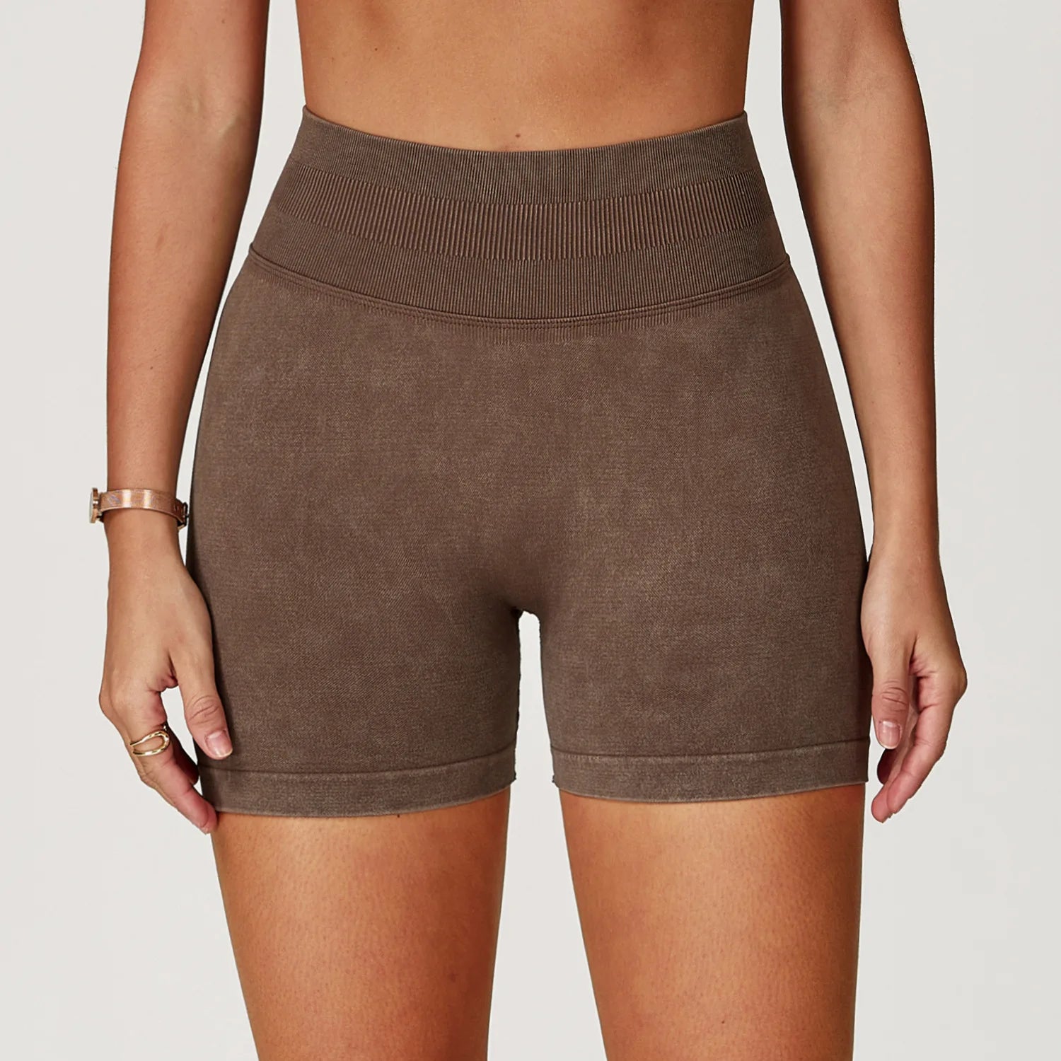 ENERGEA - Women High Waist Yoga Shorts