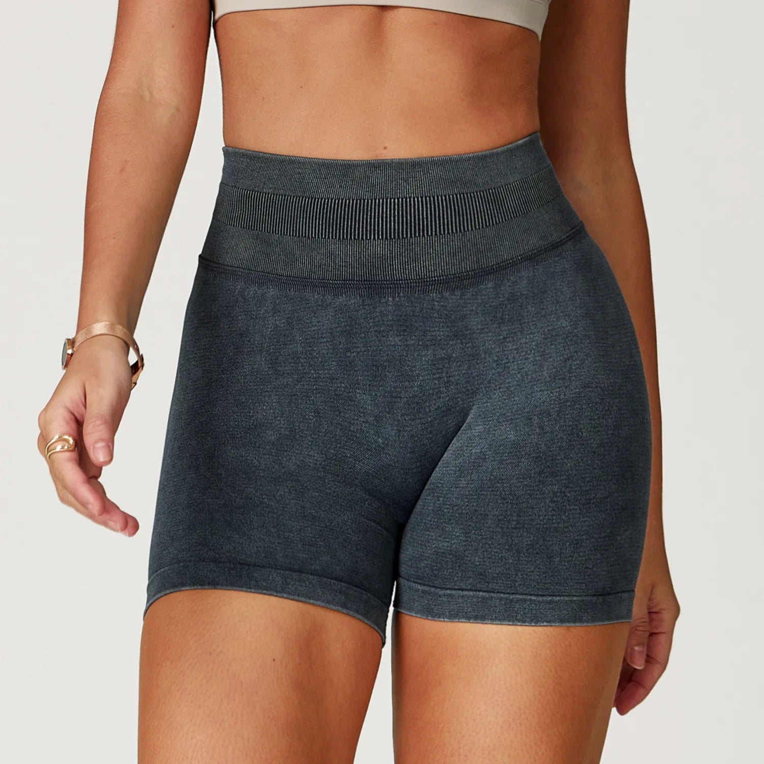 ENERGEA - Women High Waist Yoga Shorts