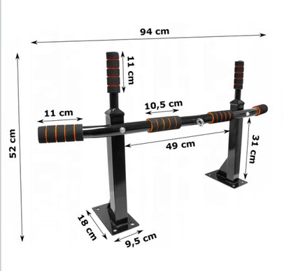 ENERGEA - Wall-Mounted Pull-Up &amp; Chin-Up Bar