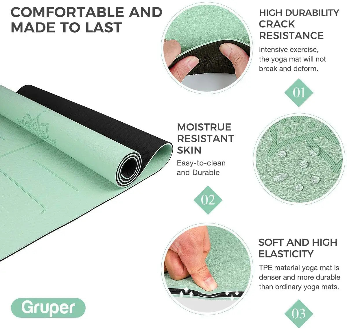 ENERGEA - Thick Yoga Mat