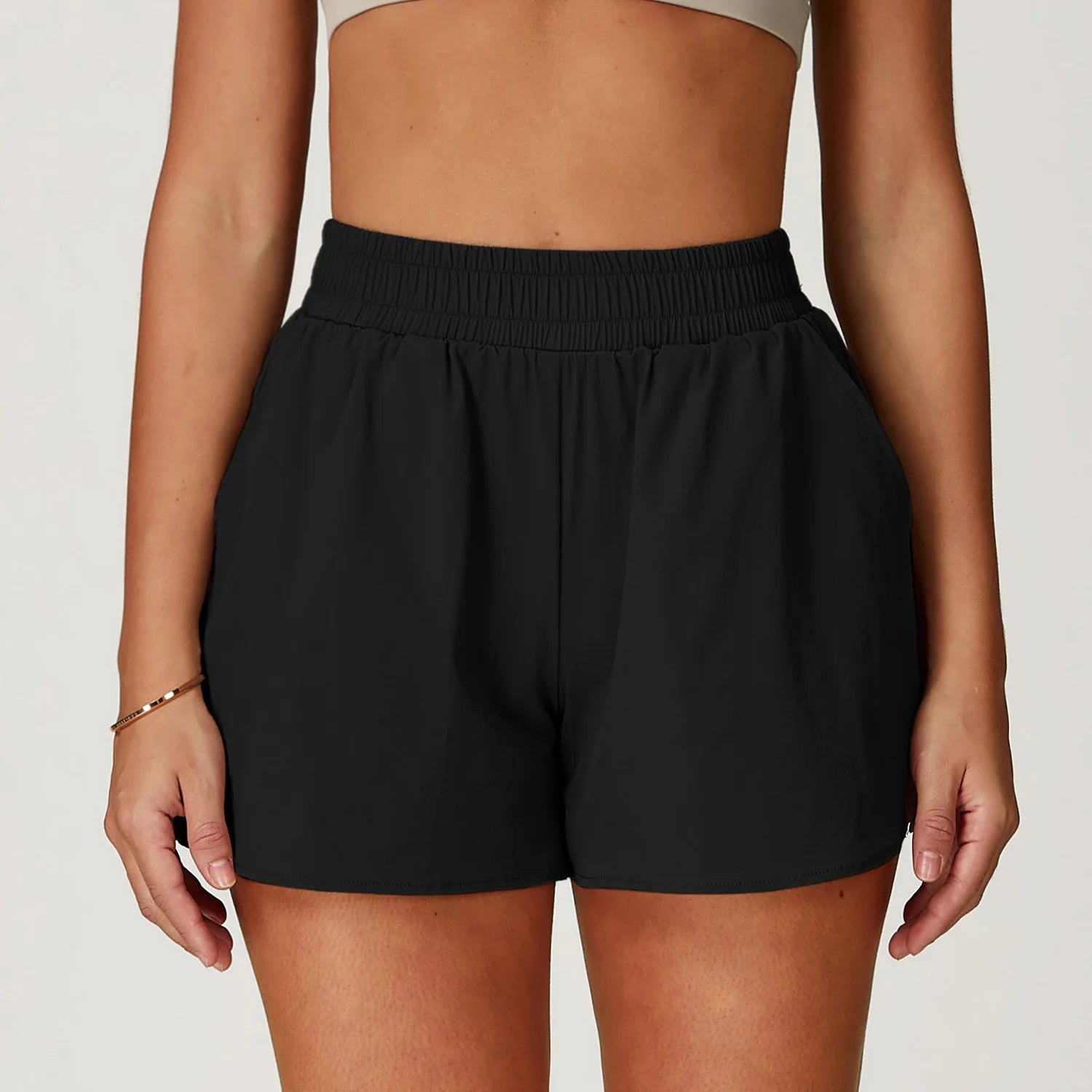 ENERGEA - High Waist Yoga Shorts