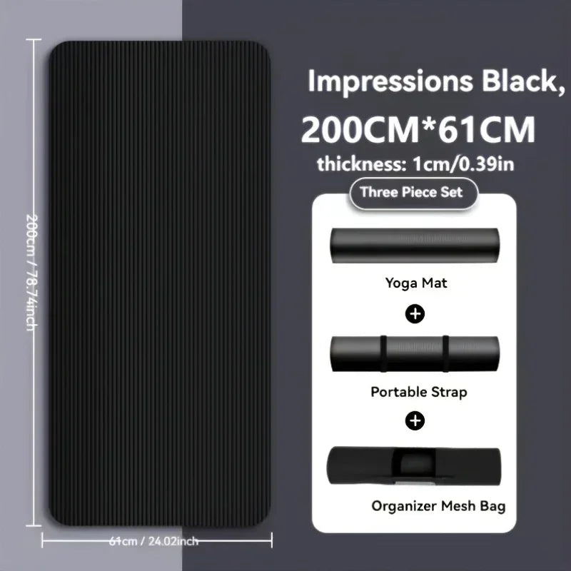 ENERGEA - Black Yoga Mat