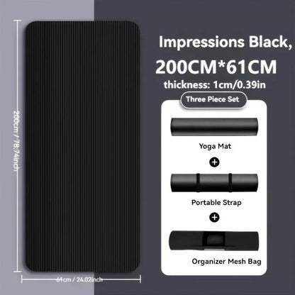 ENERGEA - Black Yoga Mat