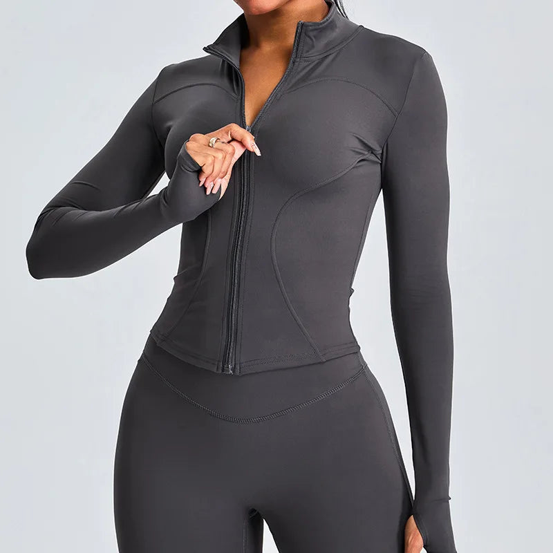 ENERGEA - Zipper Long Sleeve Sports Jacket